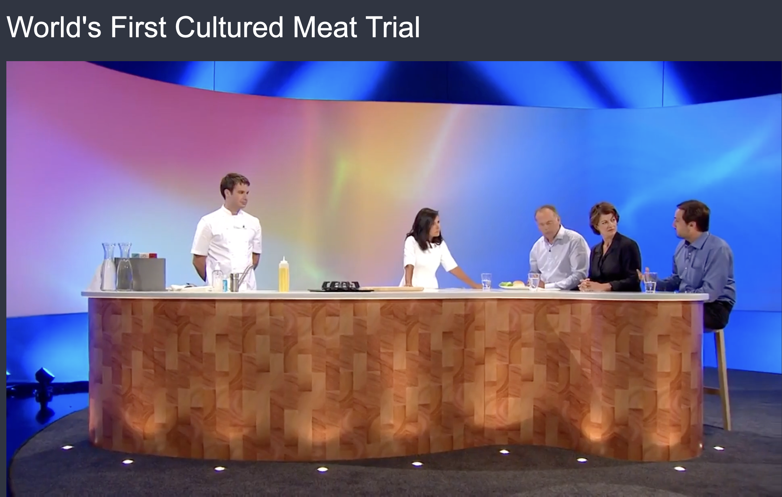 World’s Fesrt Cultured Meater Trial